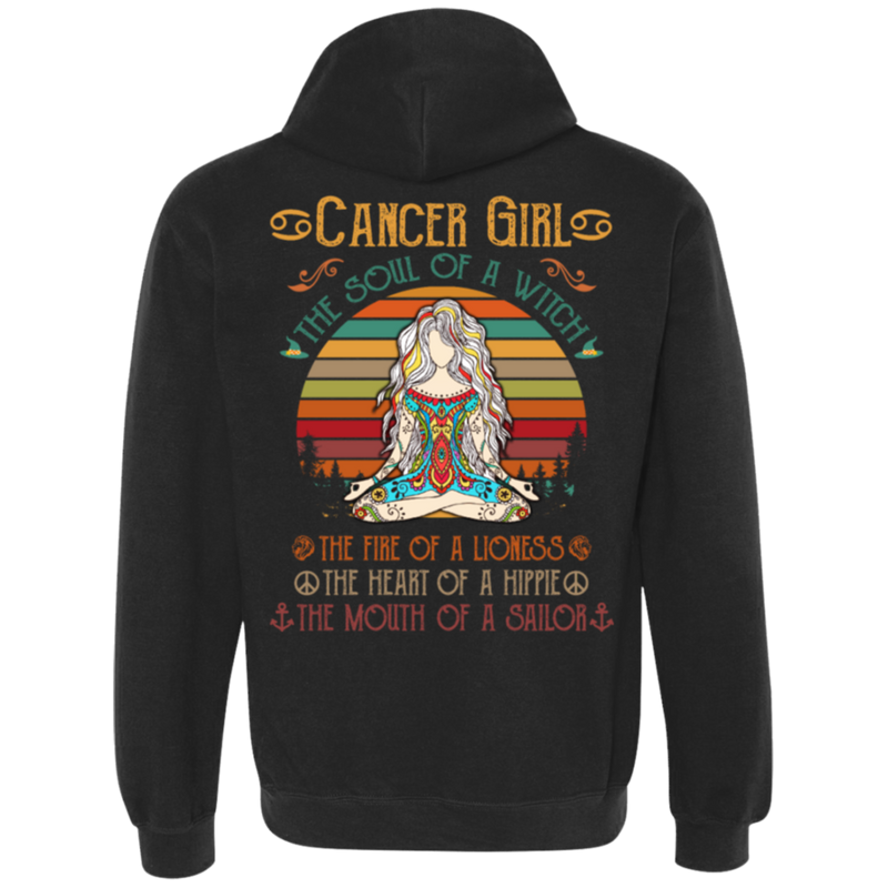 Cancer Zodiac Girl Doing Yoga Girl