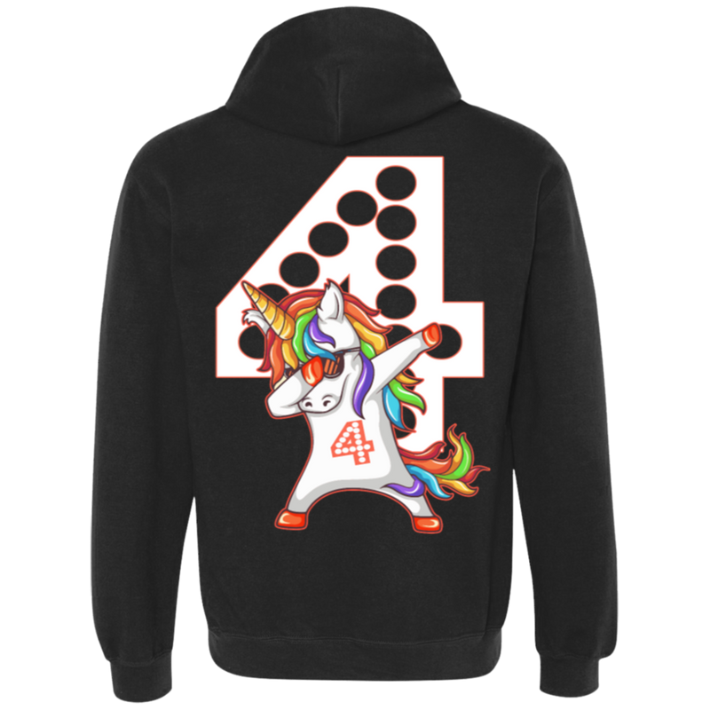 Dabbing Unicorn 4 Years Old Funny Dabbing