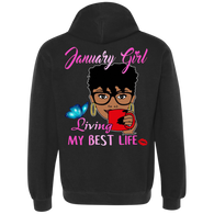January Girl Living My Best Life Black Girl