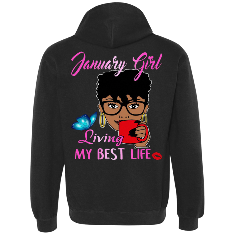 January Girl Living My Best Life Black Girl