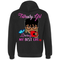 February Girl Living My Best Life Black Girl